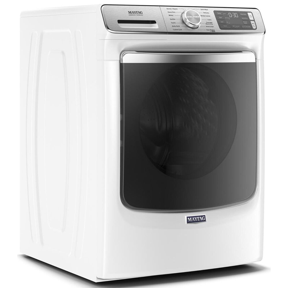 Maytag 5.0 Cu. Ft. Front Load Washer with Steam in White, , large