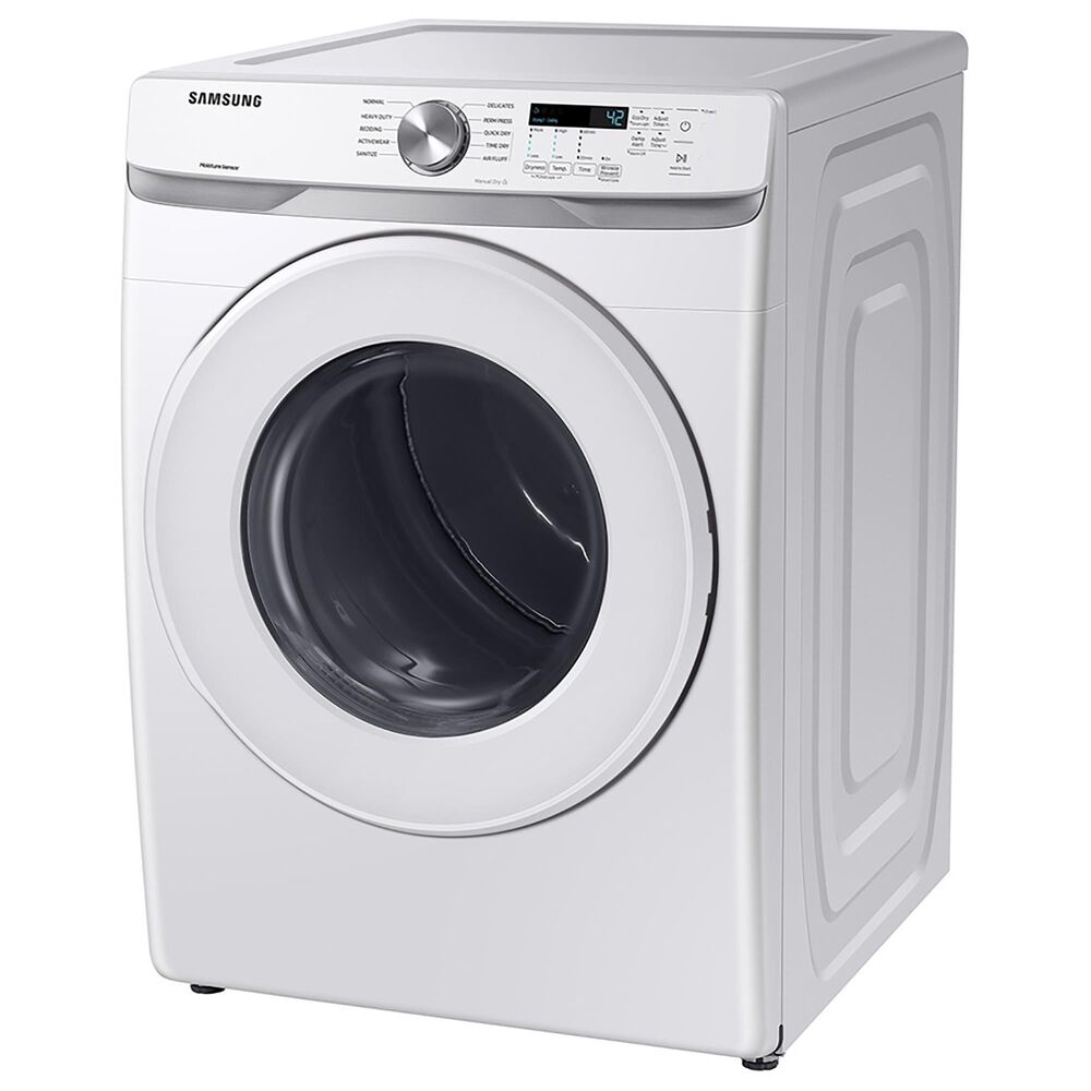 Samsung 7.5 Cu. Ft. Electric Dryer with Sensor Dry and Smart Care in White, , large