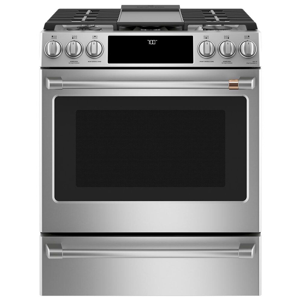 Cafe 30&quot; Slide-In Gas Range in Stainless Steel, , large