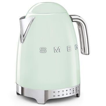 Smeg 1.7L Stainless Steel Retro Style Electric Kettle in Pastel Green, , large