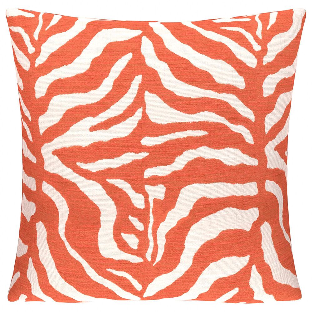 Valdese Weavers, Llc Kalahari 20" x 20" Square Throw Pillow in Coral, , large