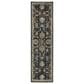 Oriental Weavers Venice Salerno 2"3" x 7"6" Charcoal and Blue Runner, , large