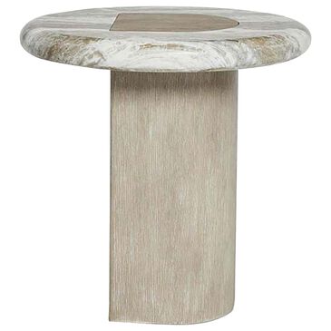 Bernhardt Arcadia Round End Table in Clay and Kalta, , large