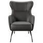 Golden Wave Furniture Franky Accent Chair in Black, , large