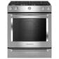 KITCHENAID 4pc Kitchen Package with Refrigerator, Range, Microwave, and Dishwasher in Stainless Steel, , large