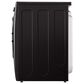LG 7.4 Cu. Ft. Smart Front Load Electric Dryer with TurboSteam in Black Steel, , large