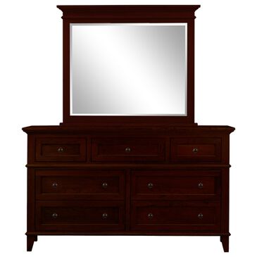 Fleming Furniture Co. Brentwood 7-Drawer Dresser and Mirror in Sunset, , large