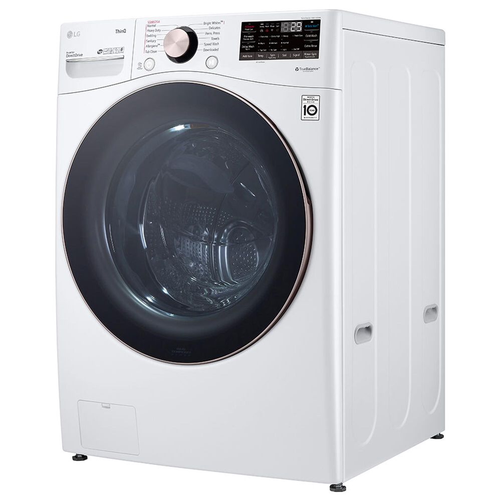 LG 4.5 Cu. Ft. Front Load Washer with TurboWash 360 in White, , large