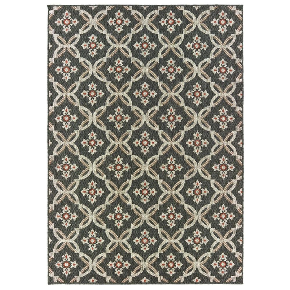 Oriental Weavers Latitude 1904K 5"3" x 7"3" Grey Area Rug, , large