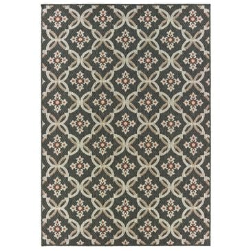 Oriental Weavers Latitude 1904K 5"3" x 7"3" Grey Area Rug, , large