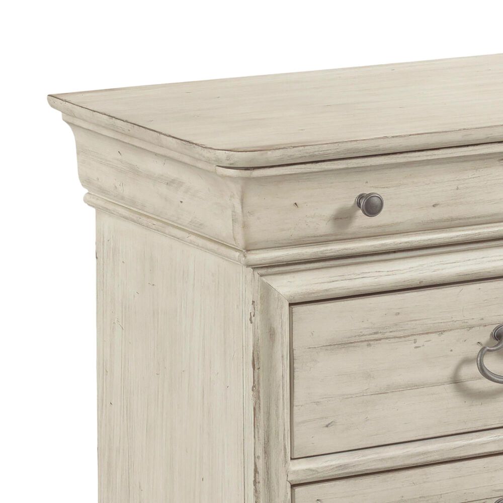 Kincaid Selwyn Parkland 3-Drawer Nightstand in Cottage White, , large