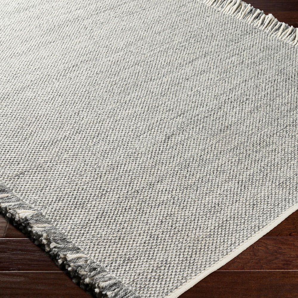 Surya Azalea 10&#39; x 14&#39; Light Gray, Medium Gray, Black and Cream Indoor/Outdoor Area Rug, , large