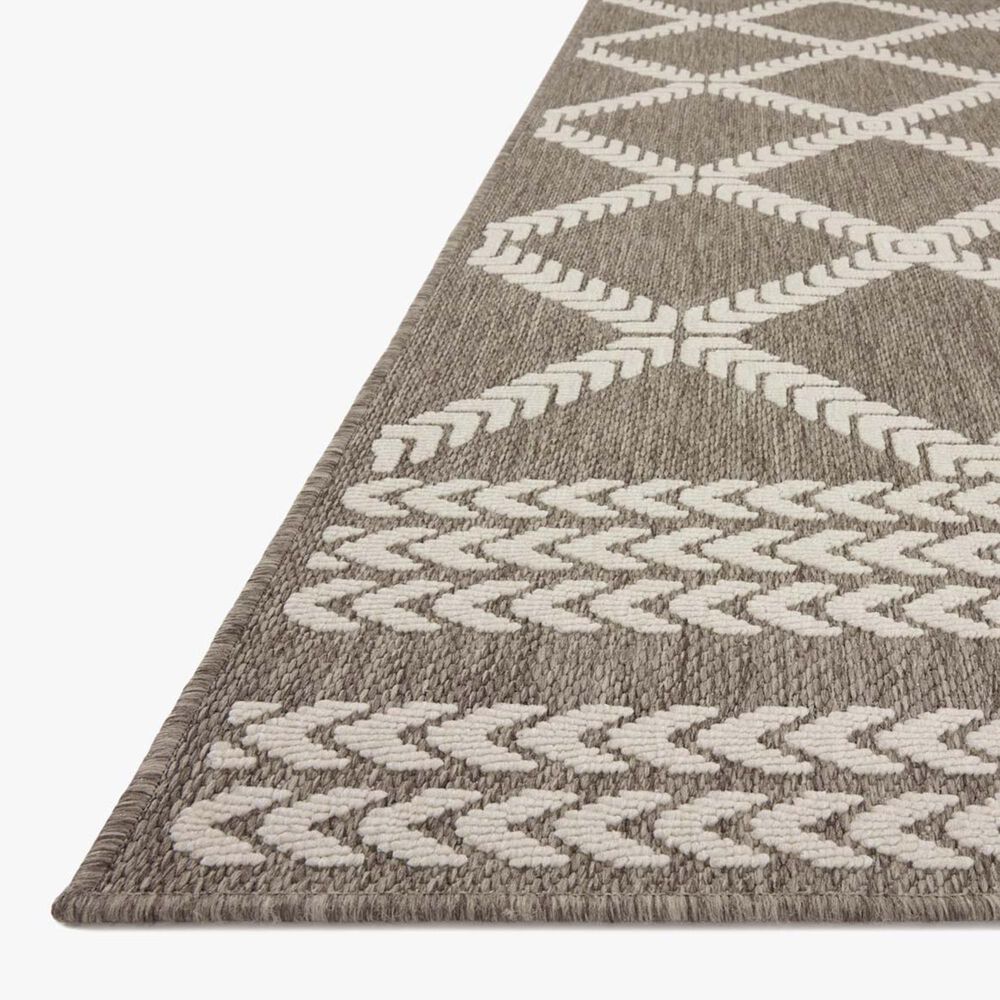 Loloi II Rainier RAI-05 2&#39;2&quot; x 3&#39;9&quot; Natural and Ivory Indoor/Outdoor Area Performance Rug, , large