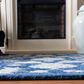 Safavieh Micro-Loop 2"3" x 7" Navy and Grey Runner, , large