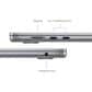 Apple 15-inch MacBook Air: Apple M3 chip with 8-core CPU and 10-core GPU, 8GB, 256GB SSD - Space Gray (Latest Model), , large