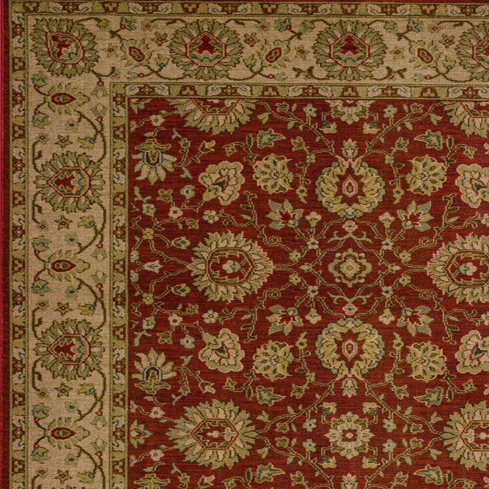 Karastan Kaleidoscope Hambeldon 5&#39; x 8&#39; Red Area Rug, , large