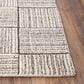 RIZZY Taylor Geometric 5" x 7"6" Gray and Natural Area Rug, , large