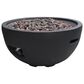 Elementi Fire Jefferson Round Liquid Propane Fire Table in Black, , large