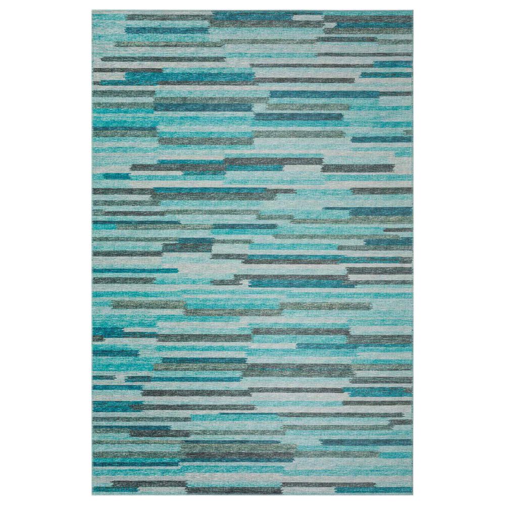 Dalyn Rug Company Sedona Striped 10" x 14" Poolside Indoor/Outdoor Area Performance Rug, , large