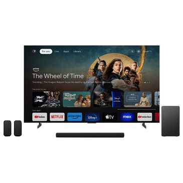 TCL 85" Class QM8 Q-Series UHD HDR QD-Mini LED - Smart TV with 5.1 Channel Soundbar and Wireless Subwoofer in Black, , large