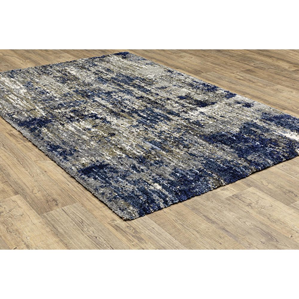 Oriental Weavers Aspen Shag Distressed 2061L 7&#39;10&quot; x 10&#39;10&quot; Gray Area Rug, , large