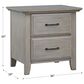 Oxford Baby Chandler 2-Drawer Nightstand in Stone Wash, , large