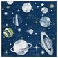 Safavieh Carousel CRK103 6"7" Square Navy and Ivory Kids  Area Rug, , large