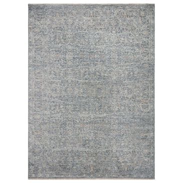 Angela Rose Blake 2" x 3" Denim and Taupe Area Rug, , large