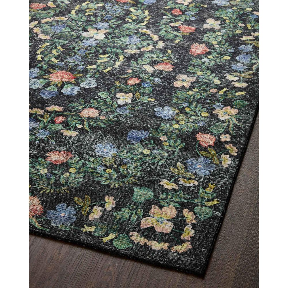 Rifle Paper Co. Palais 7&#39;6&quot; x 9&#39;6&quot; Black Area Rug, , large