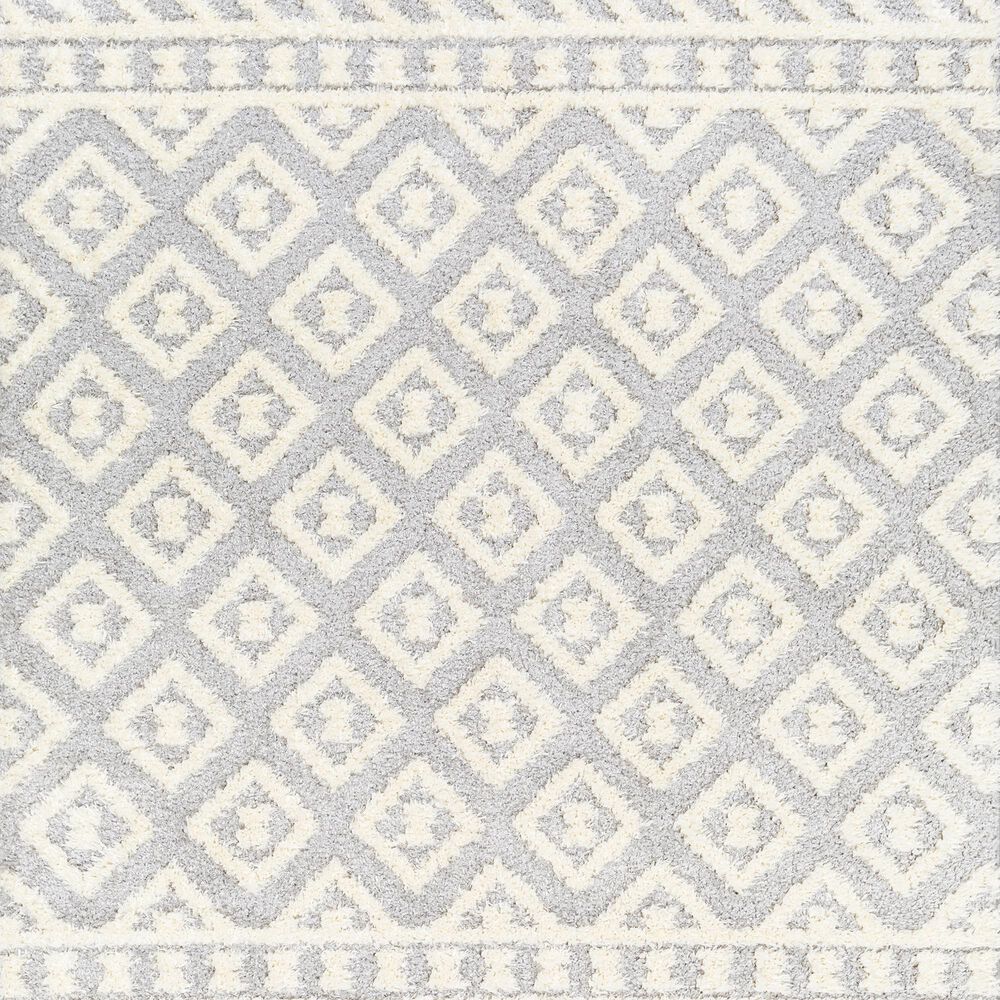 Surya Rodos RDO2338 7&#39;10&quot; x 10&#39; Light Light Slate, White Area Rug, , large