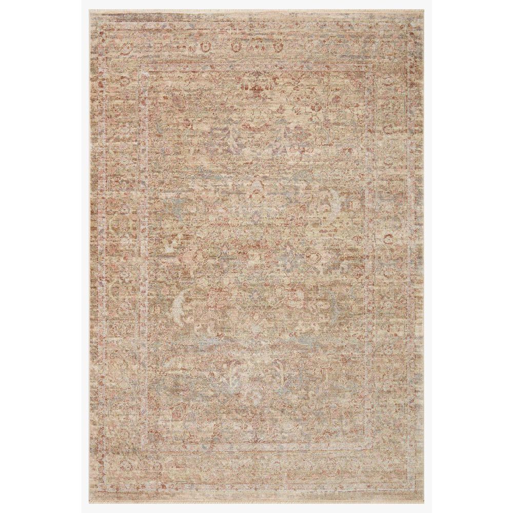 Loloi Sonnet 9"3" x 13" Moss and Natural Area Rug, , large