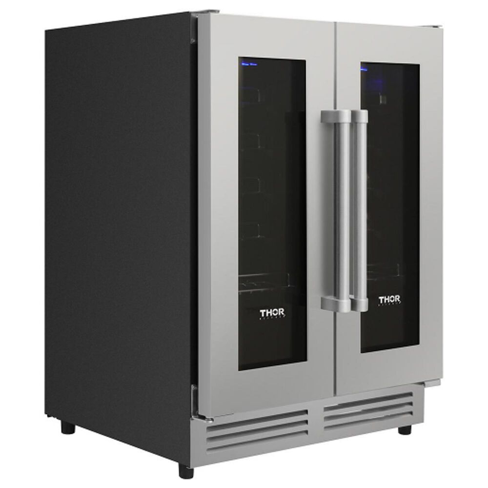 Thor Kitchen 24&quot; Dual Zone Built-in Wine Cooler in Stainless Steel, , large