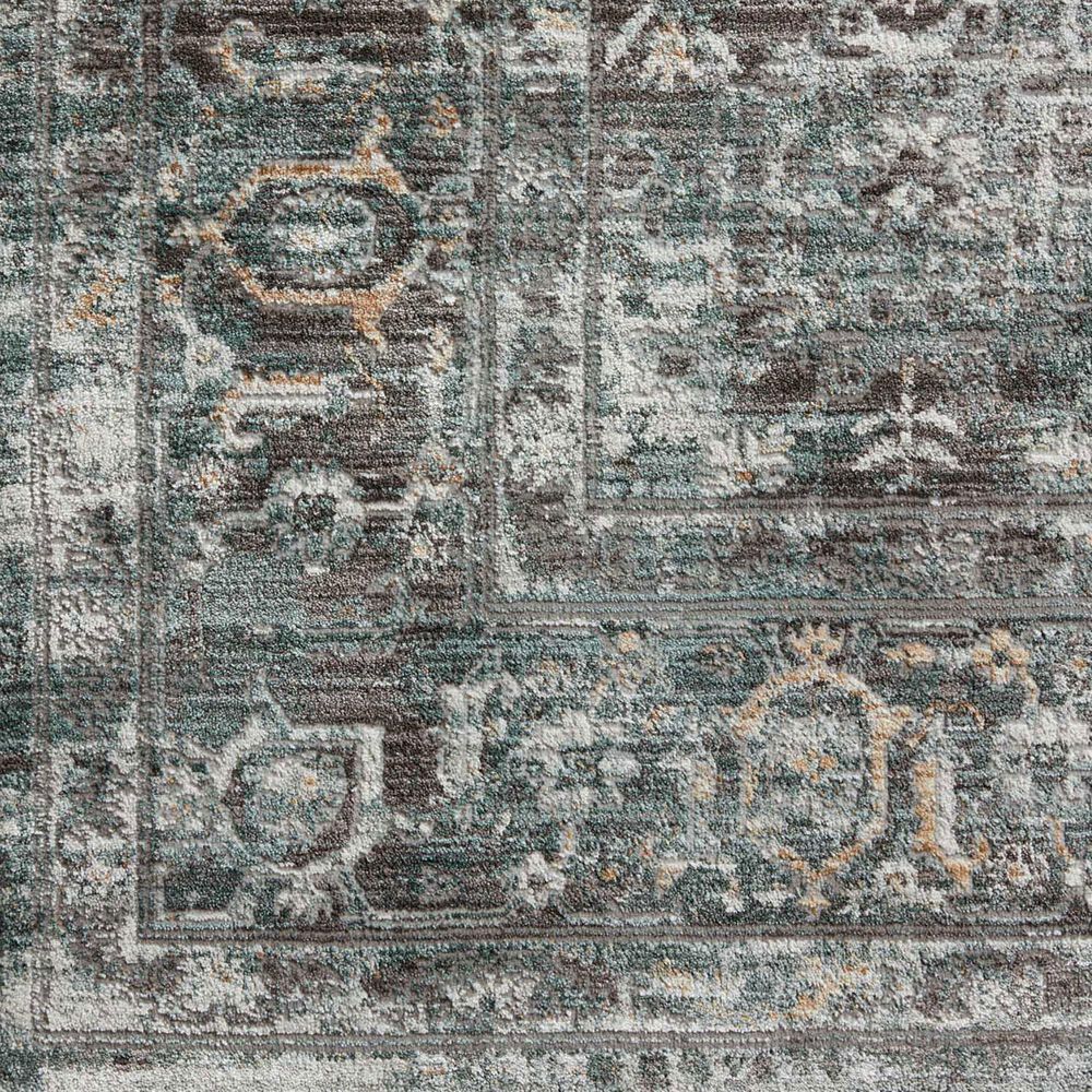 Loloi Bonney 2&#39;7&quot; x 8&#39; Slate and Teal Runner, , large