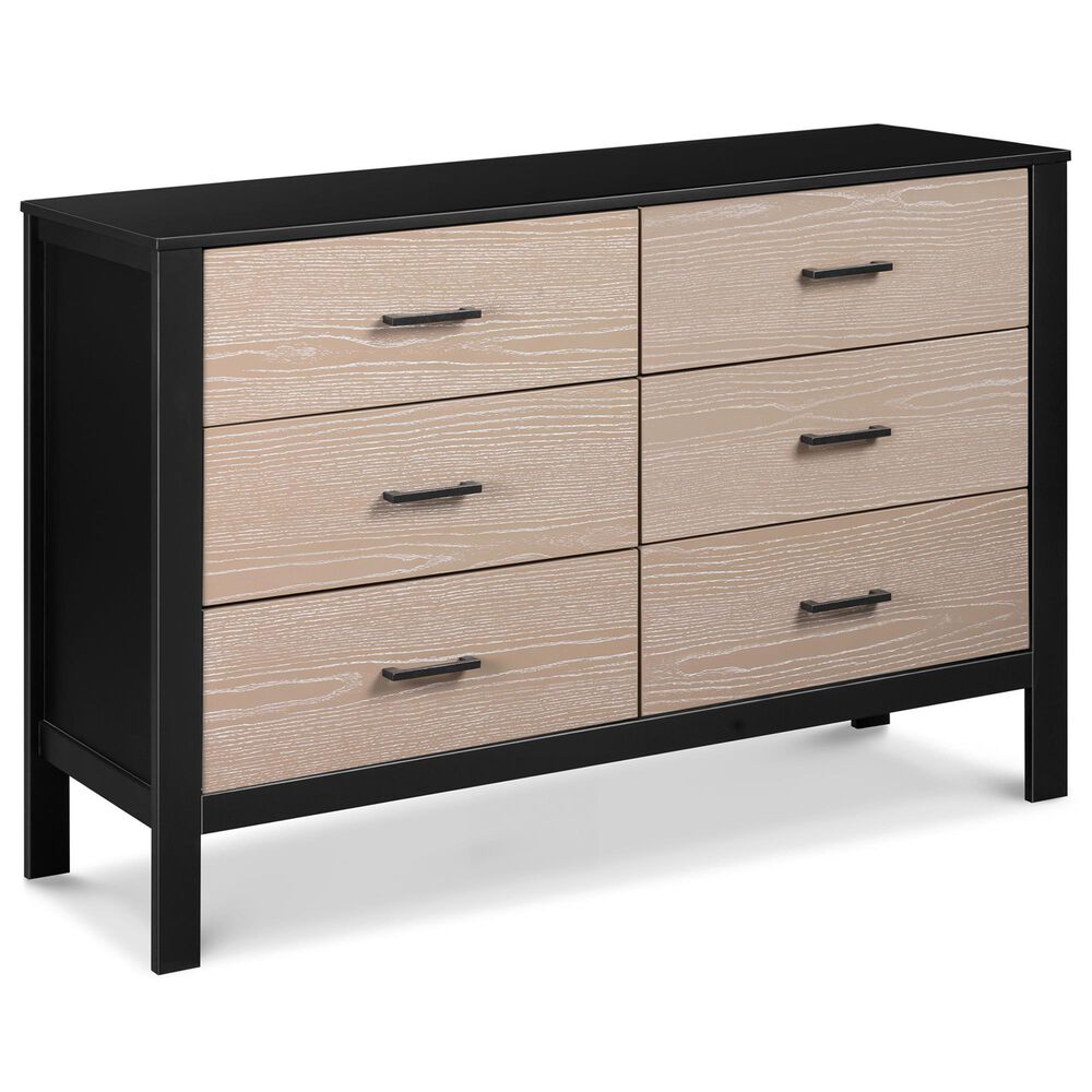 New Haus Radley 6-Drawer Dresser in Ebony and Coastwood, , large