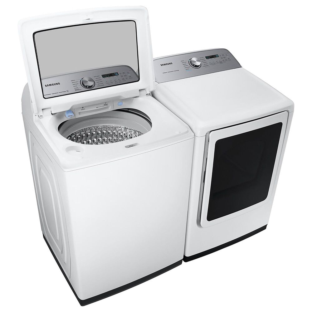 Samsung 7.4 Cu. Ft. Smart Electric Dryer with Steam Sanitize+ in White, , large
