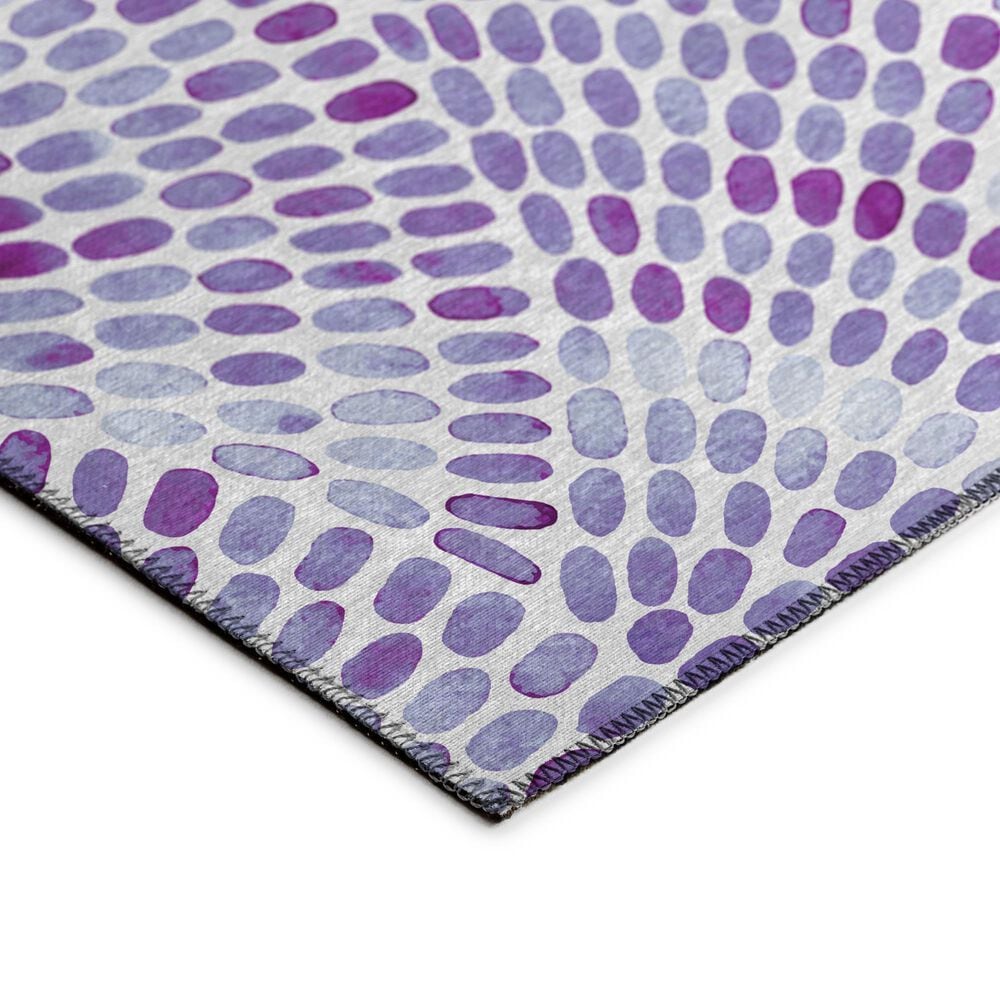 Dalyn Rug Company Seabreeze Geometric 10&#39; x 14&#39; Lavender Area Rug, , large