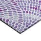 Dalyn Rug Company Seabreeze Geometric 10" x 14" Lavender Area Rug, , large