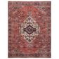 Nourison Grand Washables 9"2" x 12" Rust and Multicolor Area Rug, , large