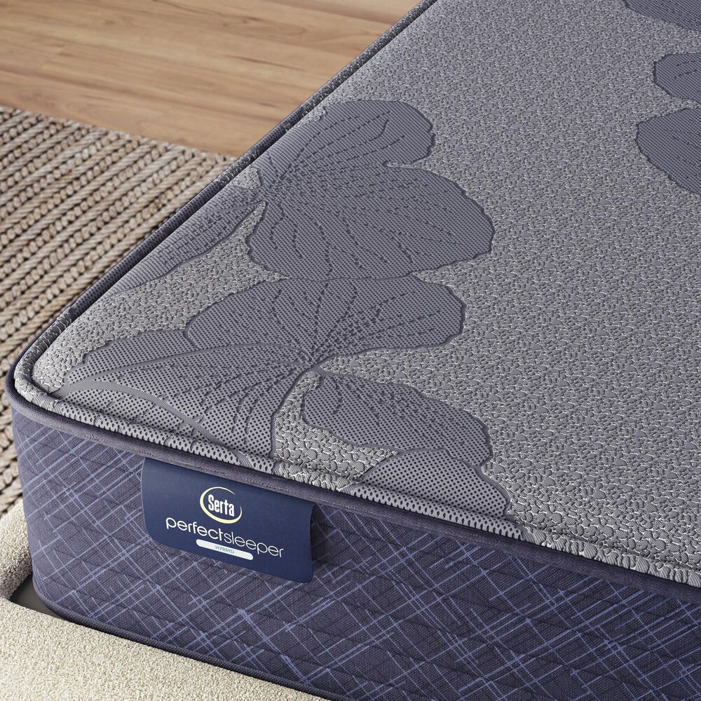 Serta Perfect Sleeper Hybrid Sawgrass Medium Twin Mattress with Low Profile Box Spring, , large