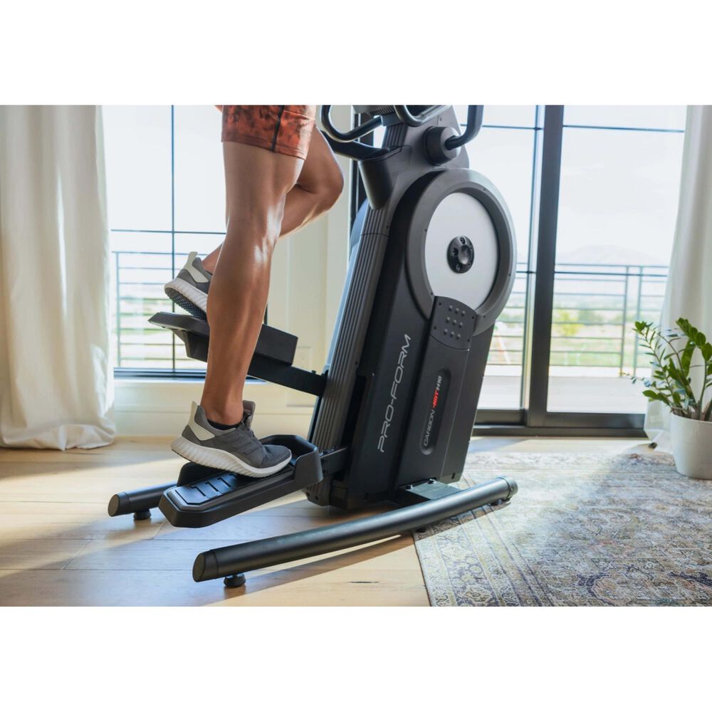 Icon Health &amp; Fitness Carbon HIIT H10 Elliptical in Black, , large