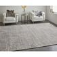 Feizy Rugs Whitton 9" x 12" Gray and Ivory Area Rug, , large