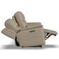 Flexsteel Crew Power Reclining Loveseat with Console, Power Headrests and Lumbar in Pebble, , large