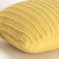 Rizzy Home 14" x 26" Down Filled Lumbar Pillow in Yellow, , large