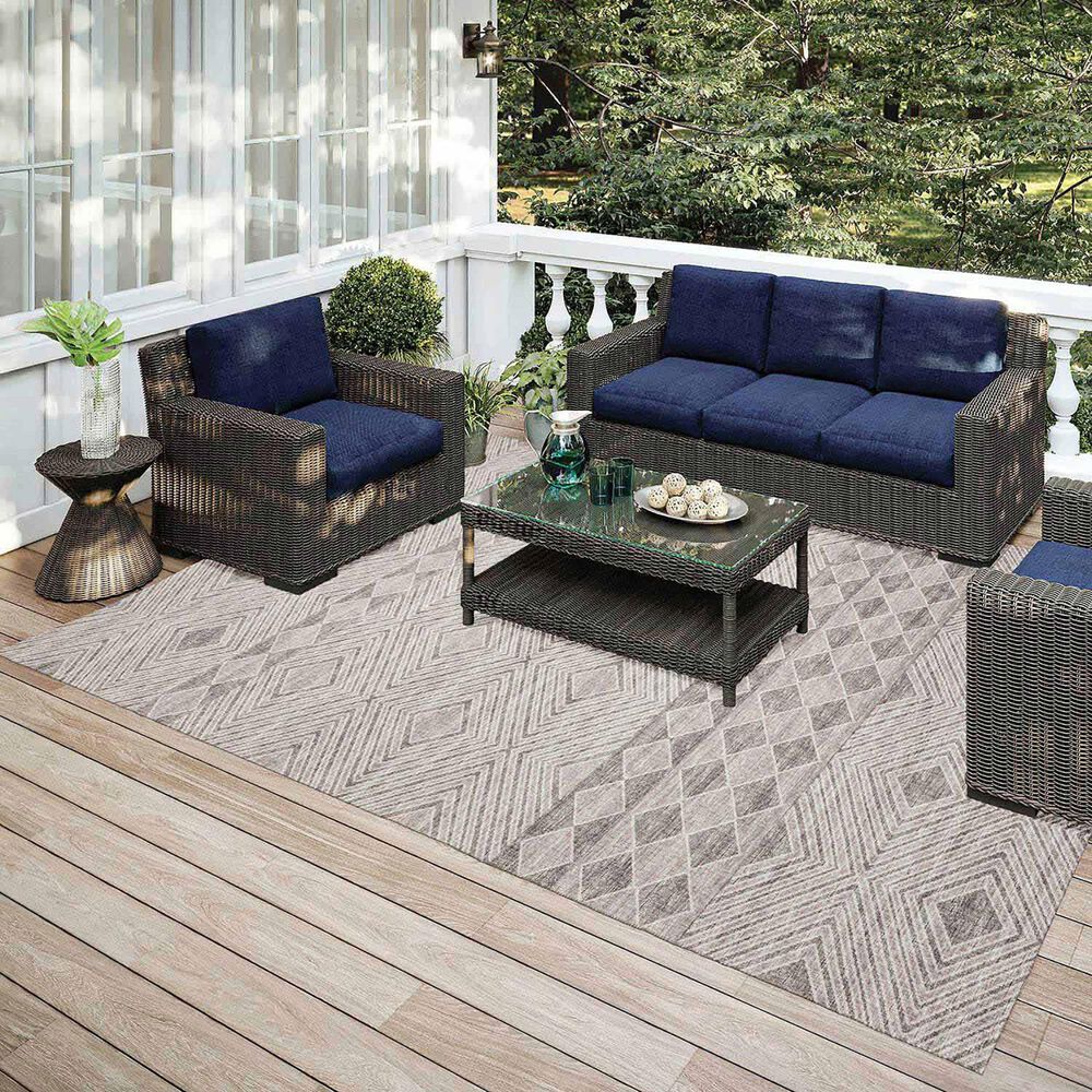 Dalyn Rug Company Sedona 10&#39; x 14&#39; Sage Indoor/Outdoor Area Performance Rug, , large