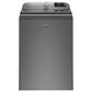 Maytag 5.2 Cu. Ft. Top Load Washer and 7.4 Cu. Ft. Gas Dryer Laundry Pair in Metallic Slate, , large