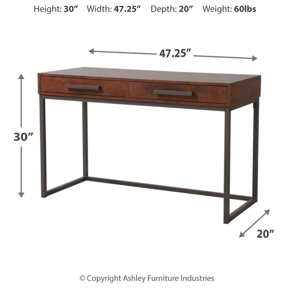 Signature Design by Ashley Horatio Z1610999 Home Office Small Desk with 2  Drawers, A1 Furniture & Mattress