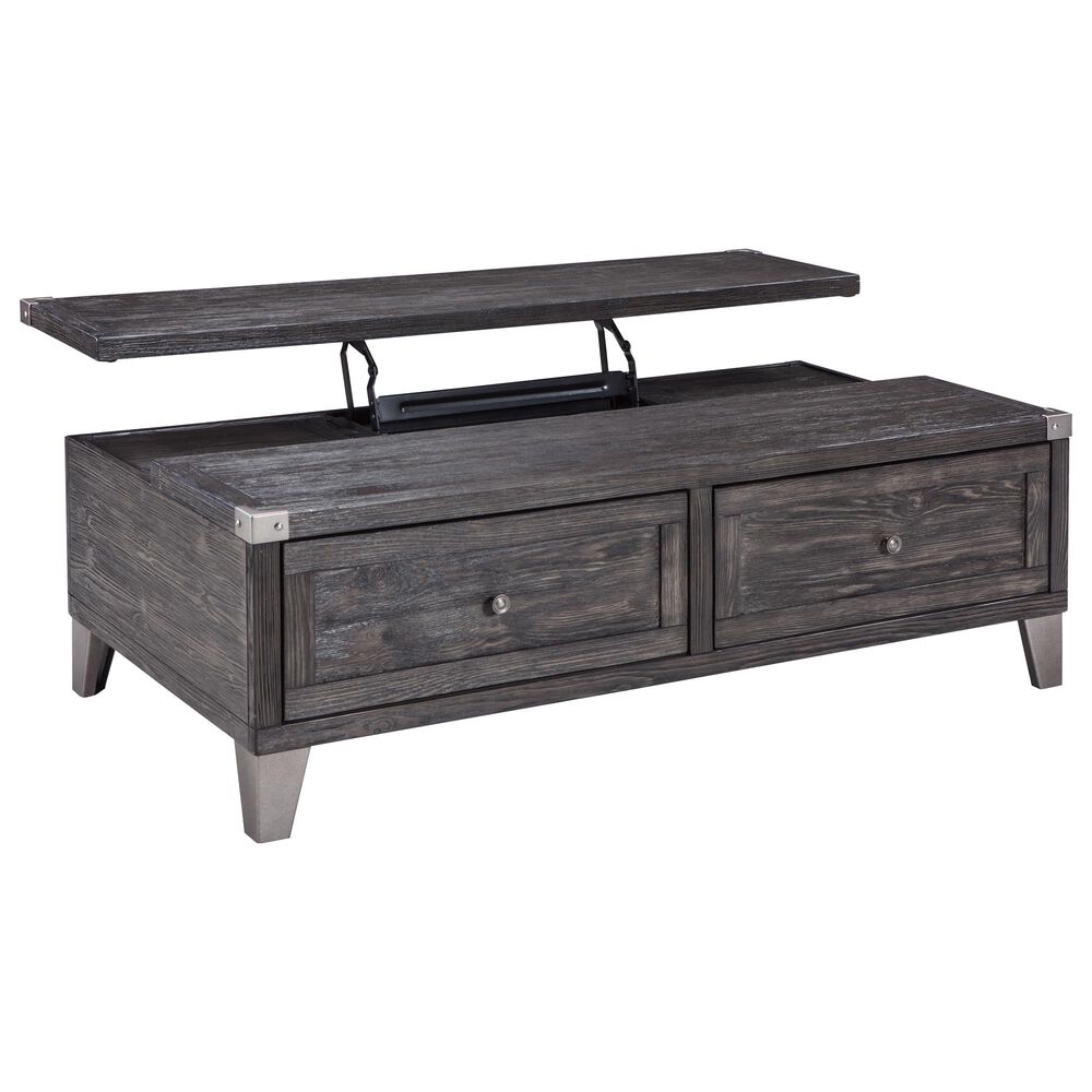 Signature Design by Ashley Todoe Lift Top Cocktail Table in Dark Gray, , large