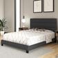 Accent Ravenna Full Upholstered Bed in Black, , large