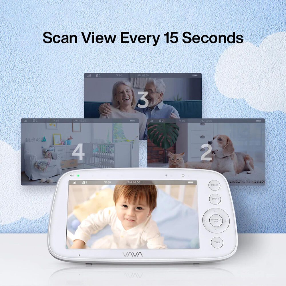 Vava Pink 720p Video Baby Monitor