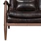 Zuo Modern Bully Lounge Chair and Ottoman Set in Brown, , large
